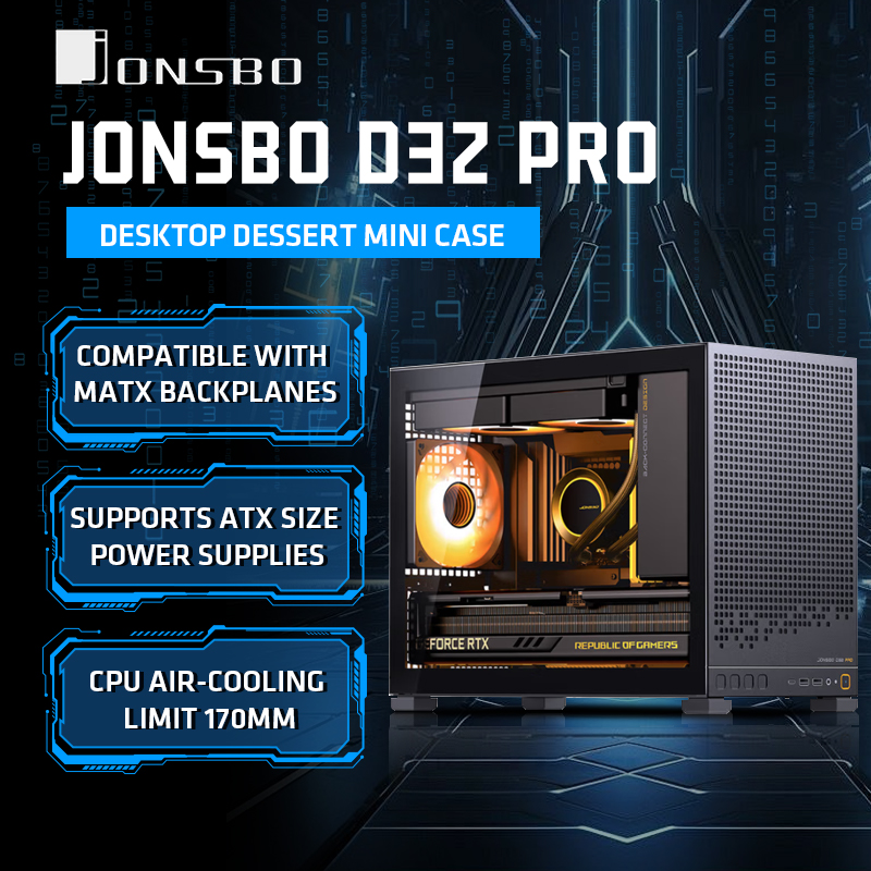 Pc Gaming Jonsbo - JONSBO D32 PRO Spina posteriore Scheda