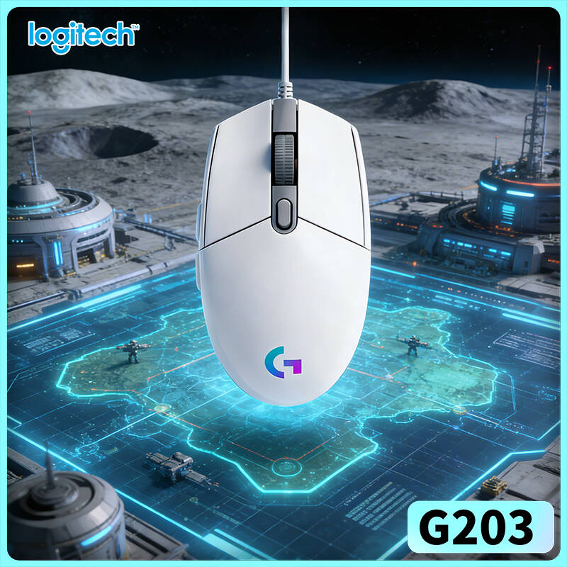 Logitech Mouse G203 - Mouse da Gaming Logitech G203 LIGHTSYNC,