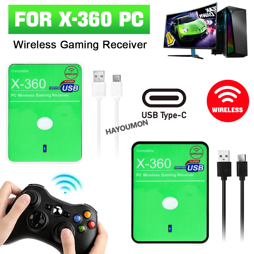 Pc Gaming Xbox - Ricevitore di gioco wireless, controller USB,