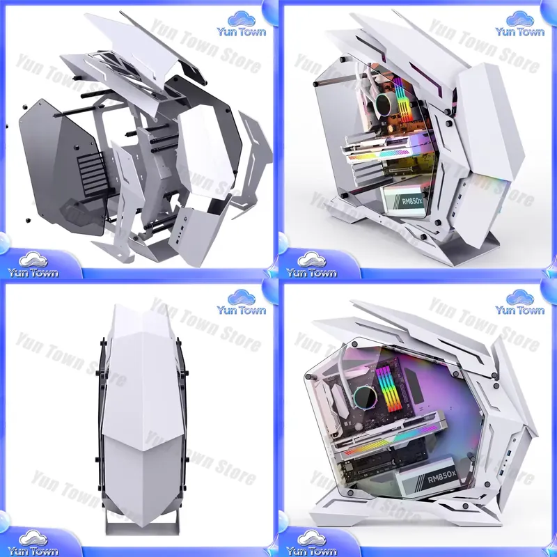 Pc Gaming Jonsbo - Jonsbo MOD-3 Mini Bianco RGB Case