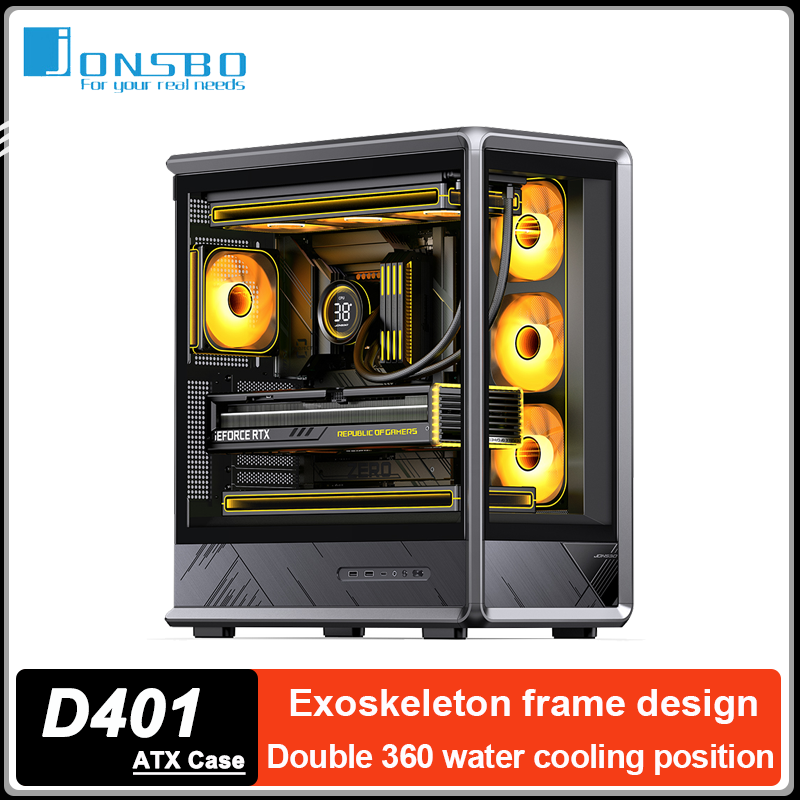 Pc Gaming Jonsbo - JONSBO D401 Custodia per PC ATX