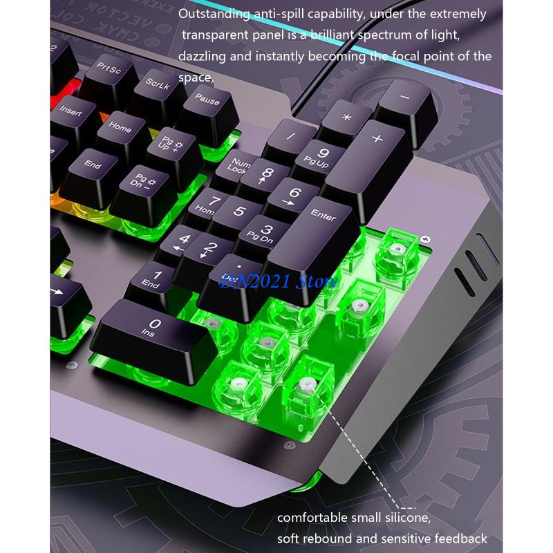 Anti-Ghosting Keyboard - Tastiera con cavo F3KE DS600 da