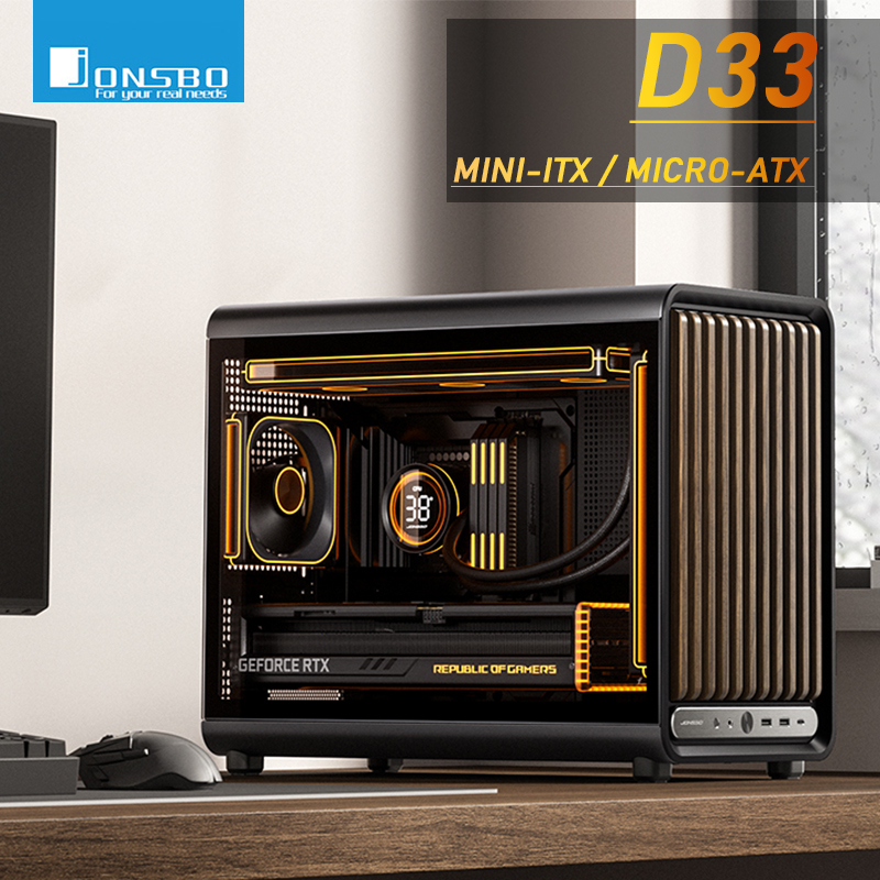 Pc Gaming Jonsbo - Case Jonsbo D33 MATX Mini-ITX per