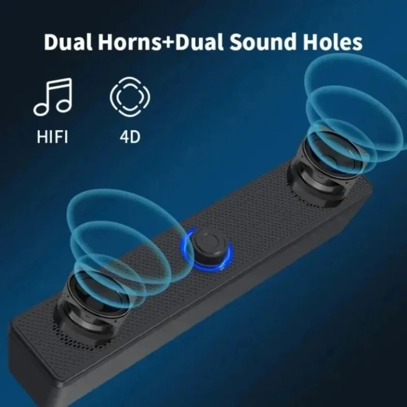 Pc Gaming Fullset - Soundbar Bluetooth Wireless e Cablata per