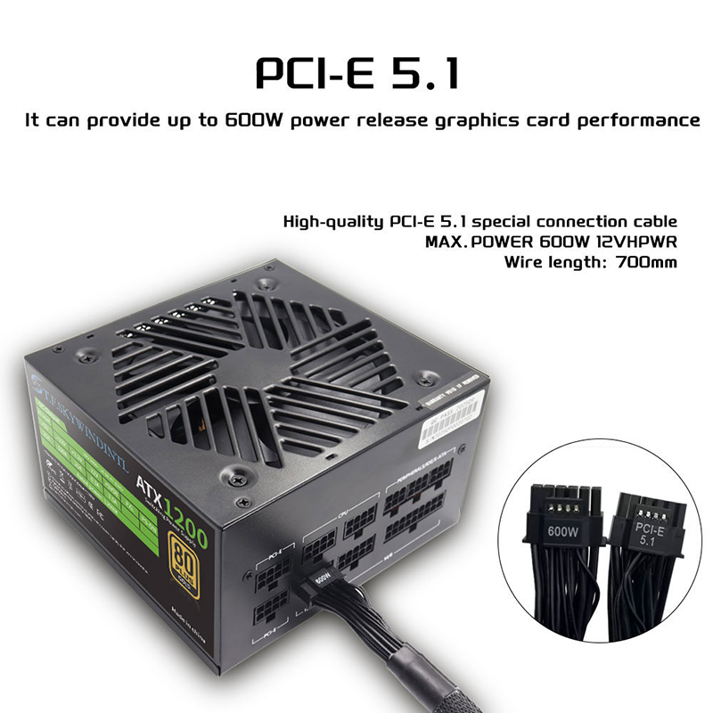 PCIE 5.0 Alimentatore per PC d - Pc Gaming Fullset recensione e prezzo