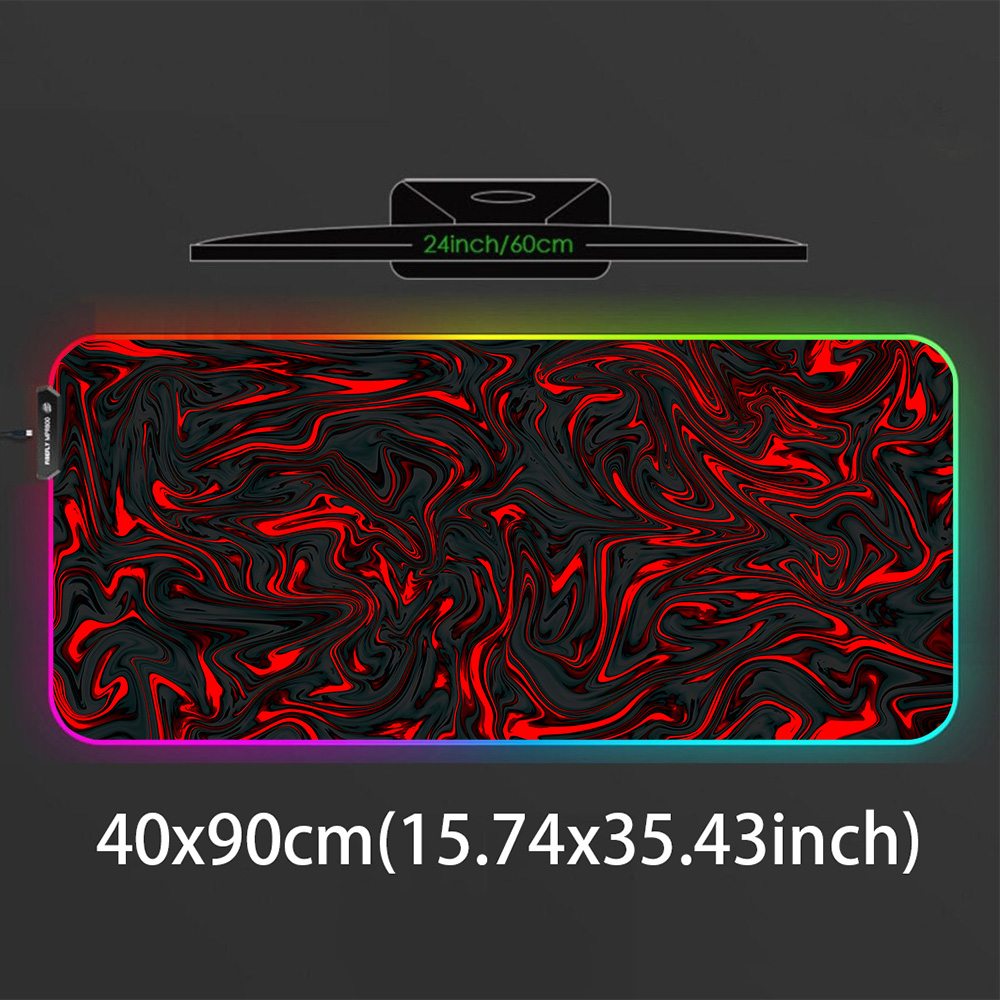 Tappetino per Mouse RGB Rosso  - Pc Gaming Liquid recensione e prezzo