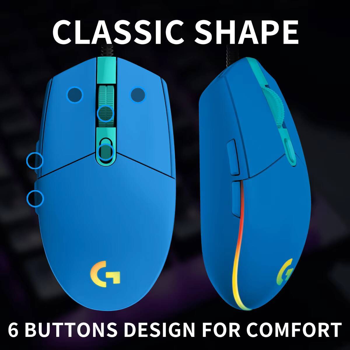 Mouse da Gaming Logitech G203  - Pc Gaming Gta 6 recensione e prezzo