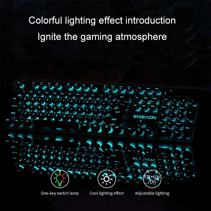 Set Tastiera e Mouse Stile Ret - Pc Gaming Keyboards recensione e prezzo