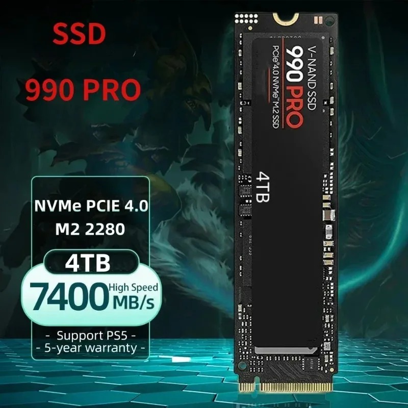SSD NVMe 990 PRO M.2 2280 orig - Pc Gaming Ps5 recensione e prezzo