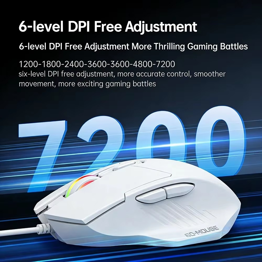 KEBIDUMEI Mouse cablato 7200DP - Pc Gaming Gta 6 recensione e prezzo