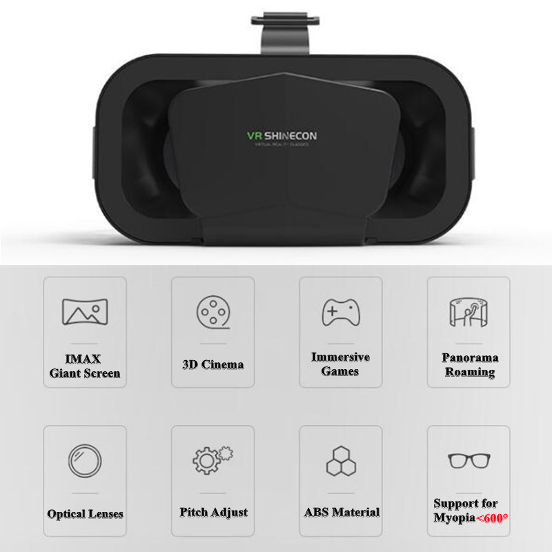 Shinecon Viar 3D VR Occhiali D - Vr Headset Pc recensione e prezzo