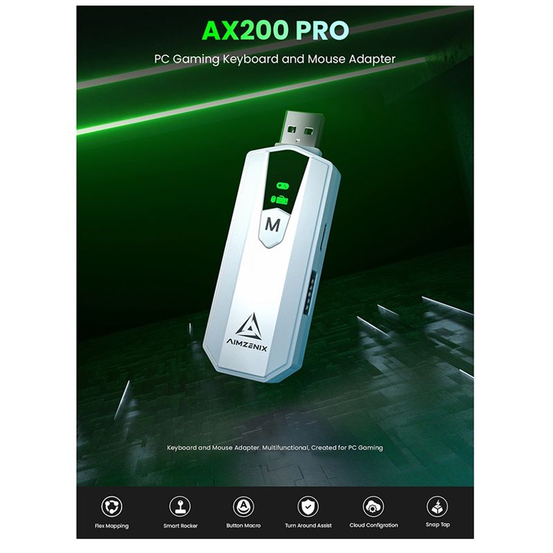 AIMZENIX AX200PRO Convertitore - Pc Gaming Ps5 recensione e prezzo