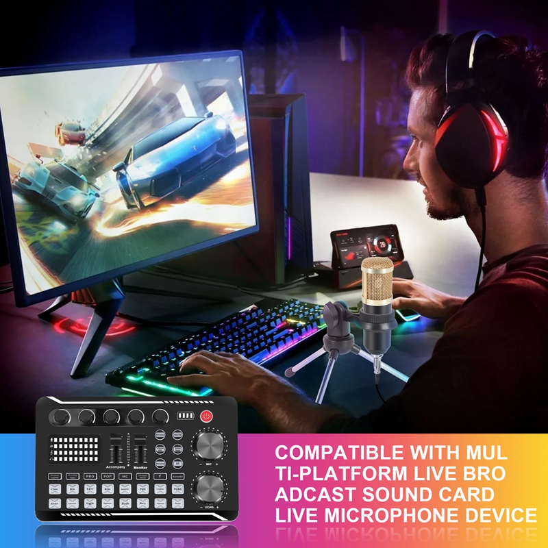 Kit Scheda Audio F998, Kit Mic - Pc Gaming Kit recensione e prezzo