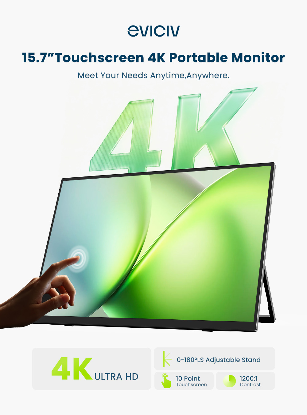 Monitor Portatile EVICIV 4K co - Pc Gaming Gigabyte recensione e prezzo
