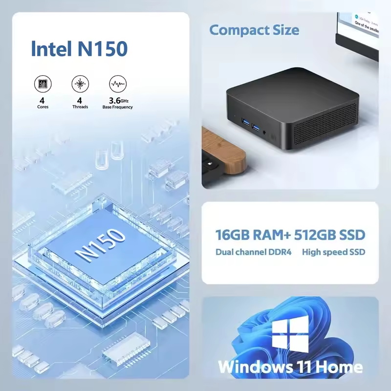 Mini PC Intel N150 2026, Compu - Pc Gaming Gta 6 recensione e prezzo
